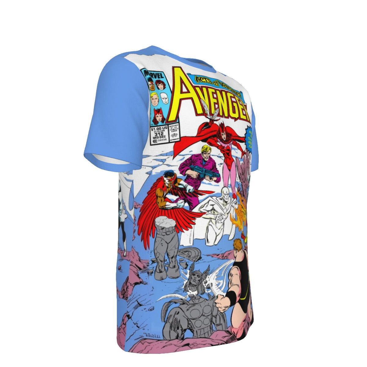 AVENGERS 312 OVER PRINT SHIRT AND TANK TOP
