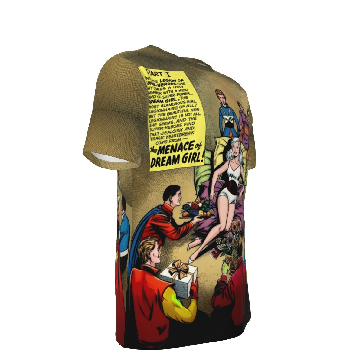 DREAM GIRL 1ST APPEARANCE SPLASH  ALL OVER PRINT SHIRT AND TANK TOP- TRIBUTE