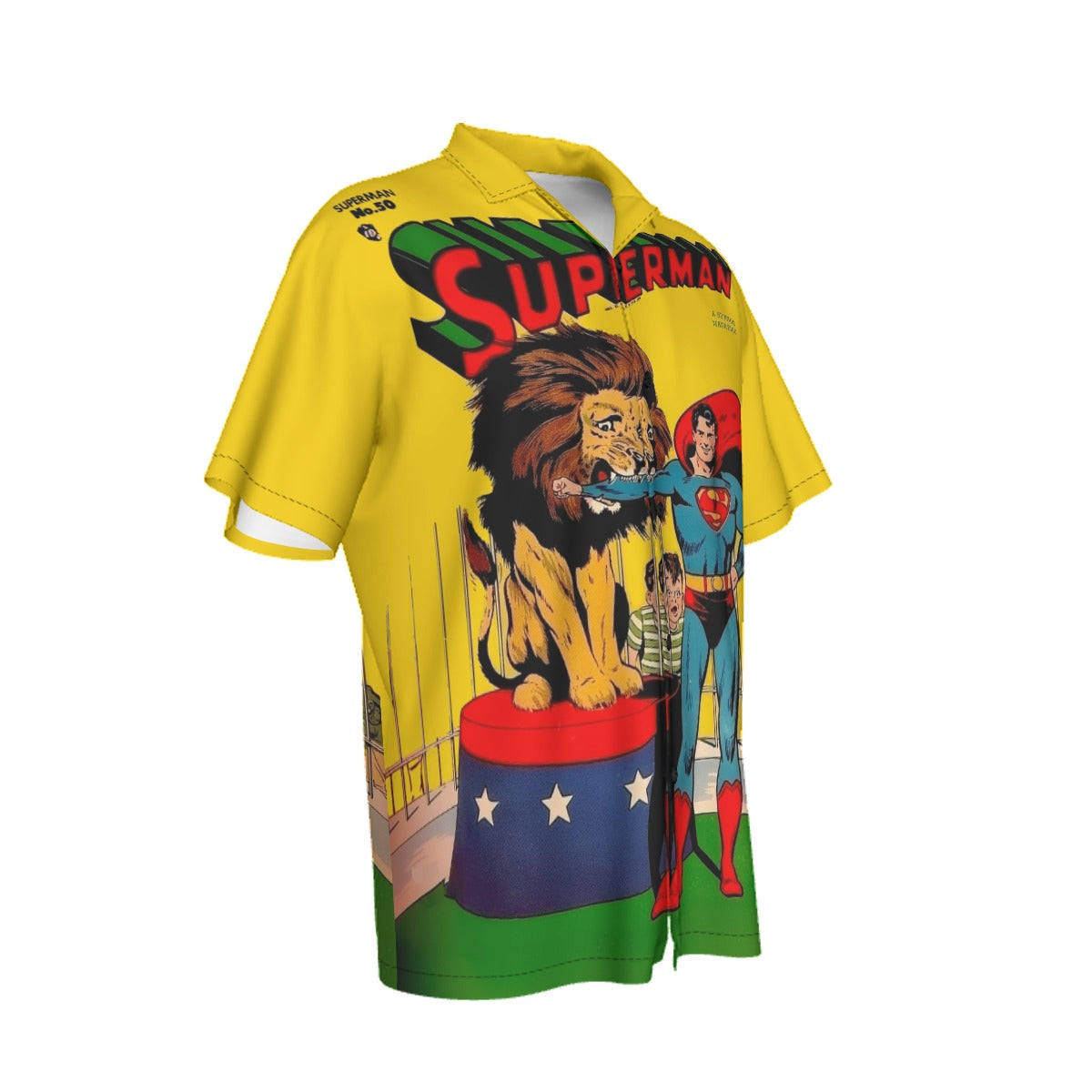 SUPERMAN 50 ALL OVER PRINT SHIRT AND TANK TOP