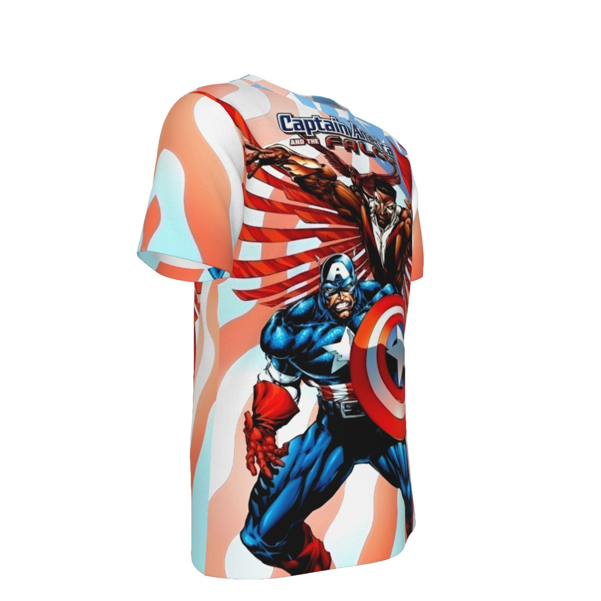 CAPTAIN AMERICA FALCON COLLECTION 2 ALL OVER PRINT SHIRT AND TANK TOP