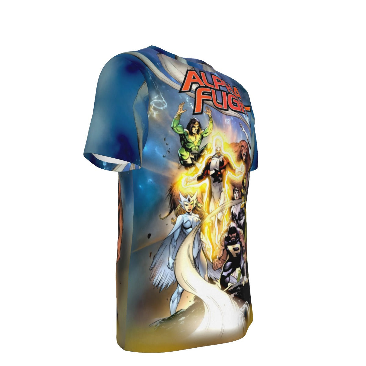 ALPHA FLIGHT FEAR ITSELF 6 OVER PRINT SHIRT AND TANK TOP