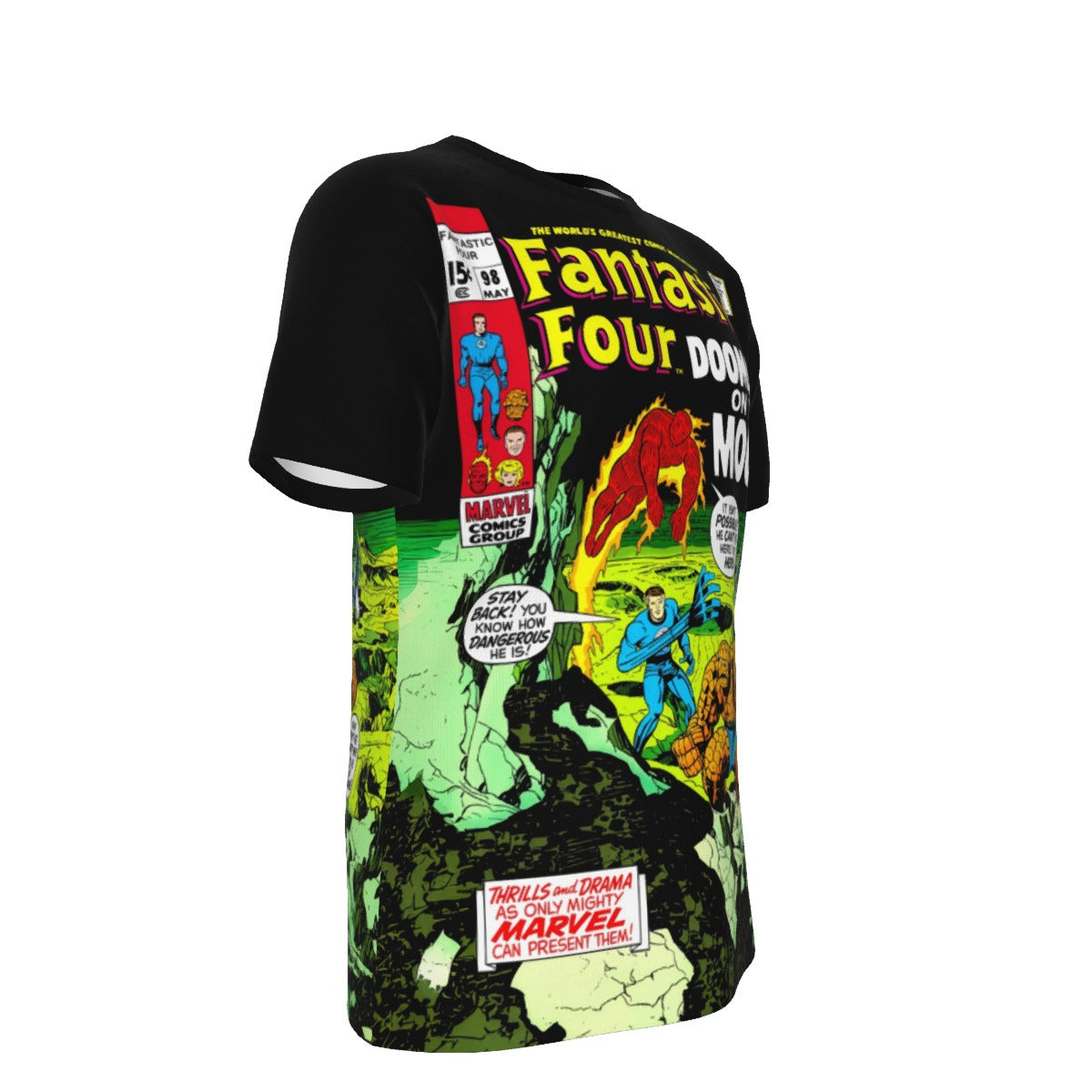 FANTASTIC FOUR 98 ALL OVER PRINT SHIRT AND TANK TOP