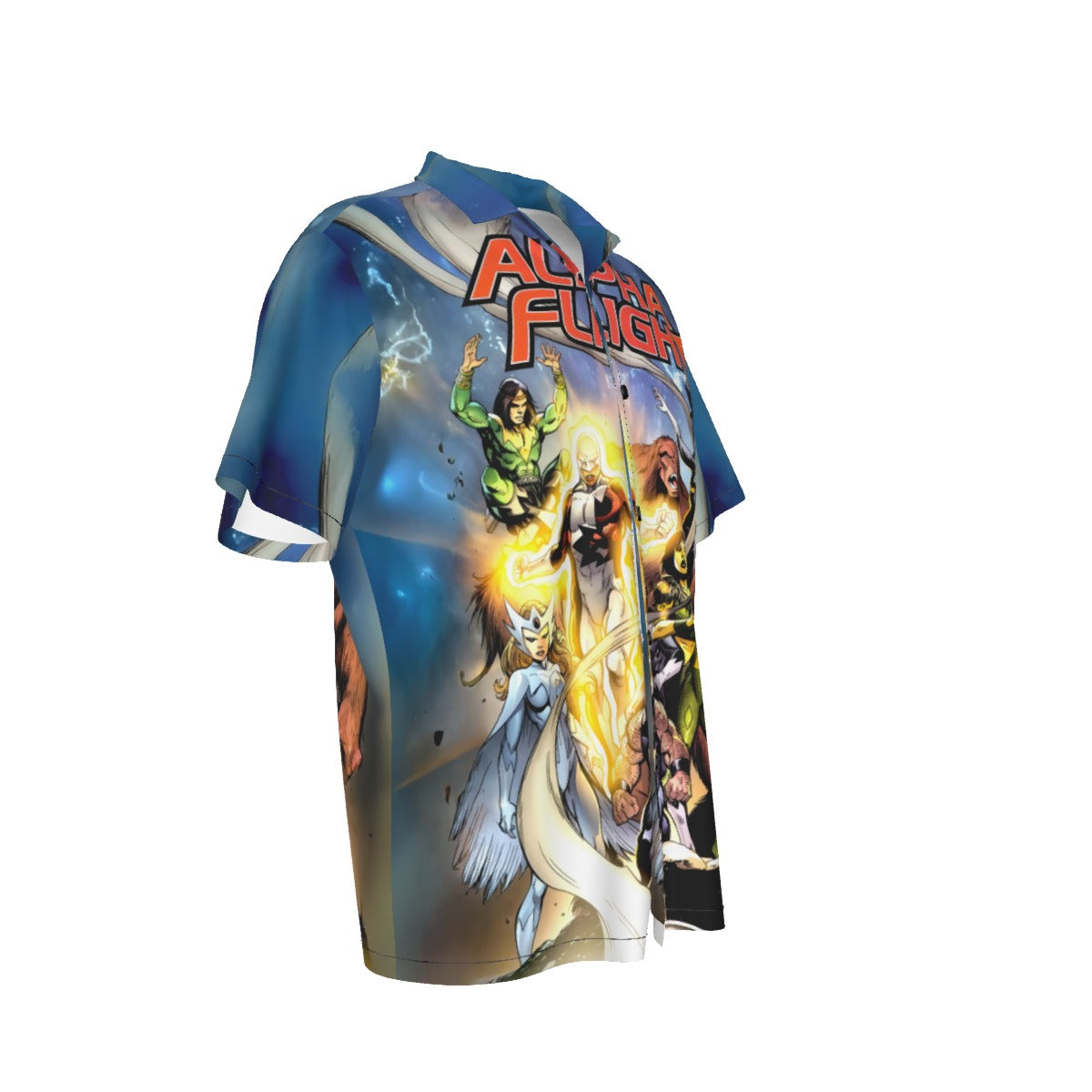 ALPHA FLIGHT FEAR ITSELF 6 OVER PRINT SHIRT AND TANK TOP