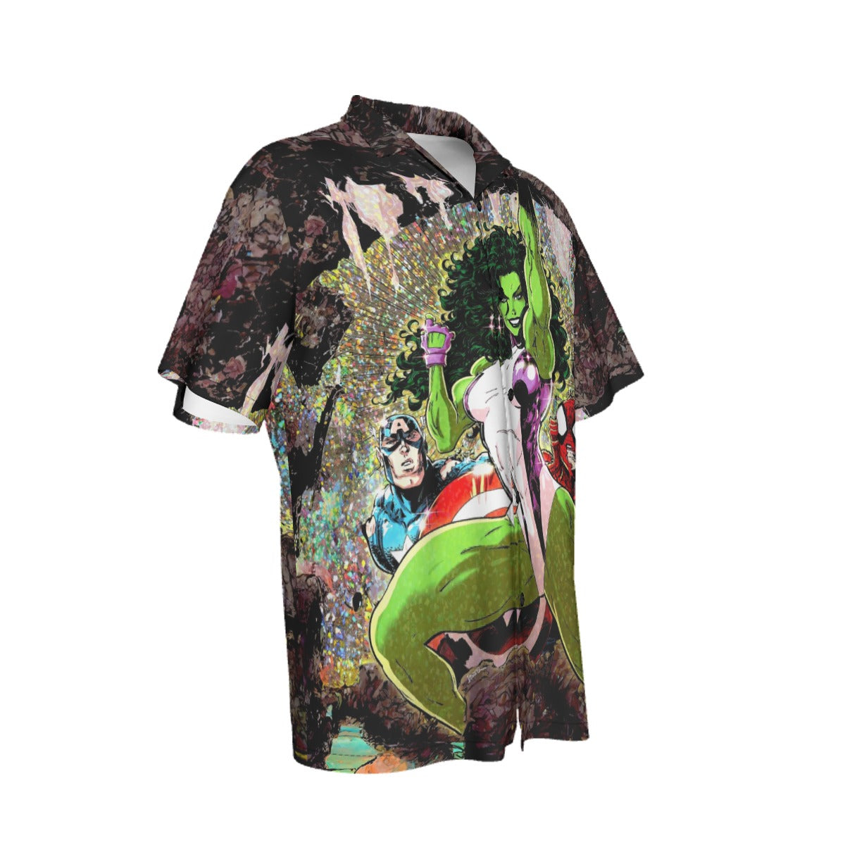 SHE-HULK 1 V2 OVER PRINT SHIRT AND TANK TOP- ELECTRO - KAARE ANDREWS VARIANT