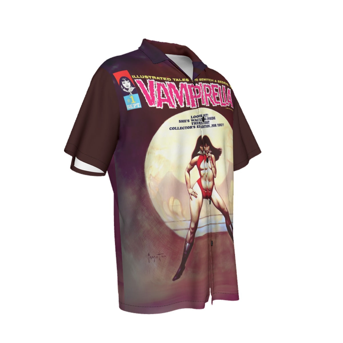 VAMPIRELLA 1 ALL OVER PRINT SHIRT AND TANK TOP