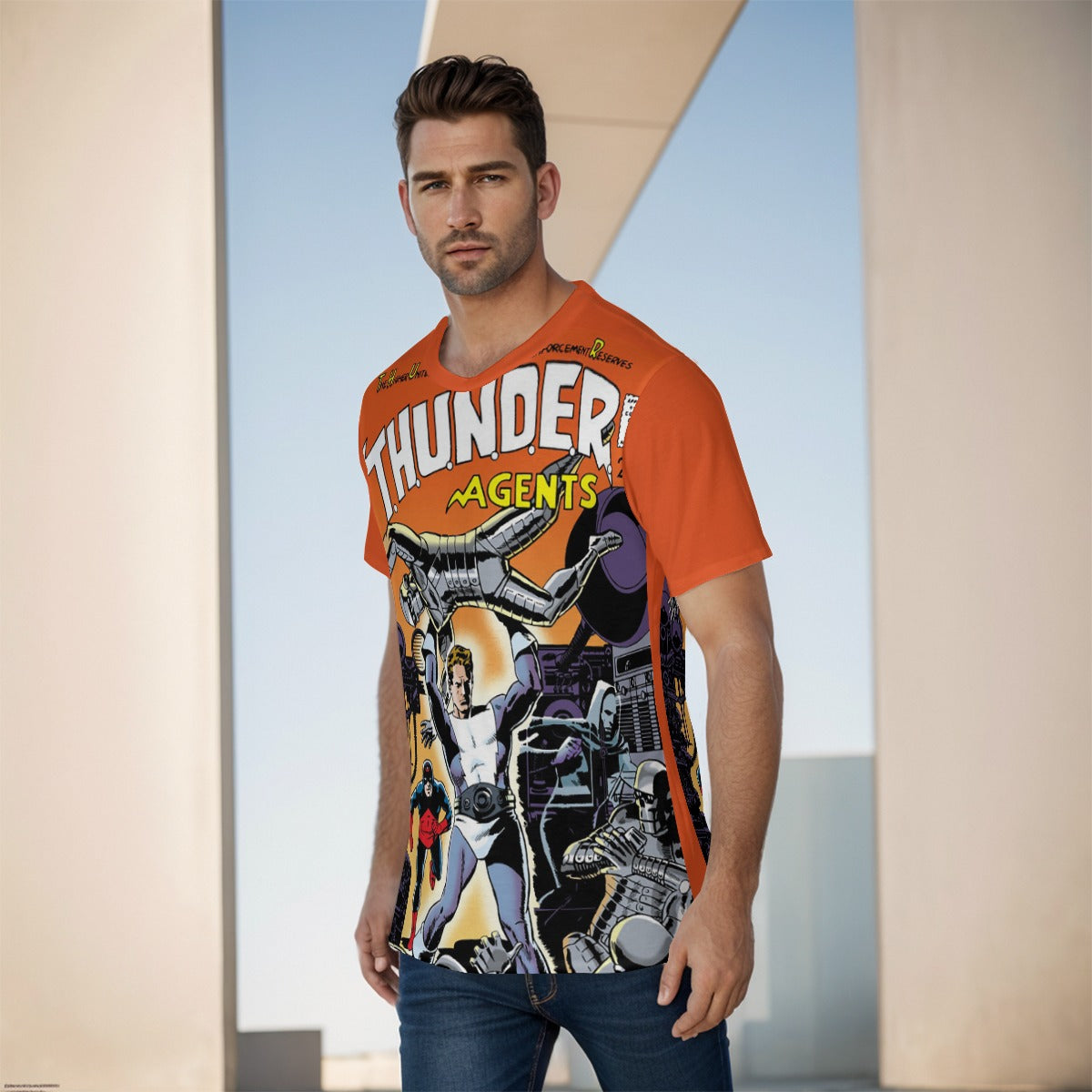 THUNDER AGENTS 1 ALL-OVER PRINT SHIRT - WALLY WOOD ART