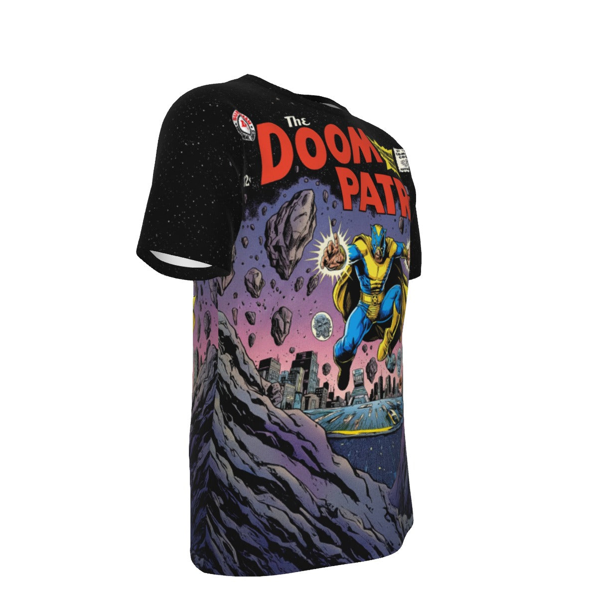 MENTO READY DOOM PATROL 91.5 COVER MOCK UP READY OVER PRINT SHIRT AND TANK TOP