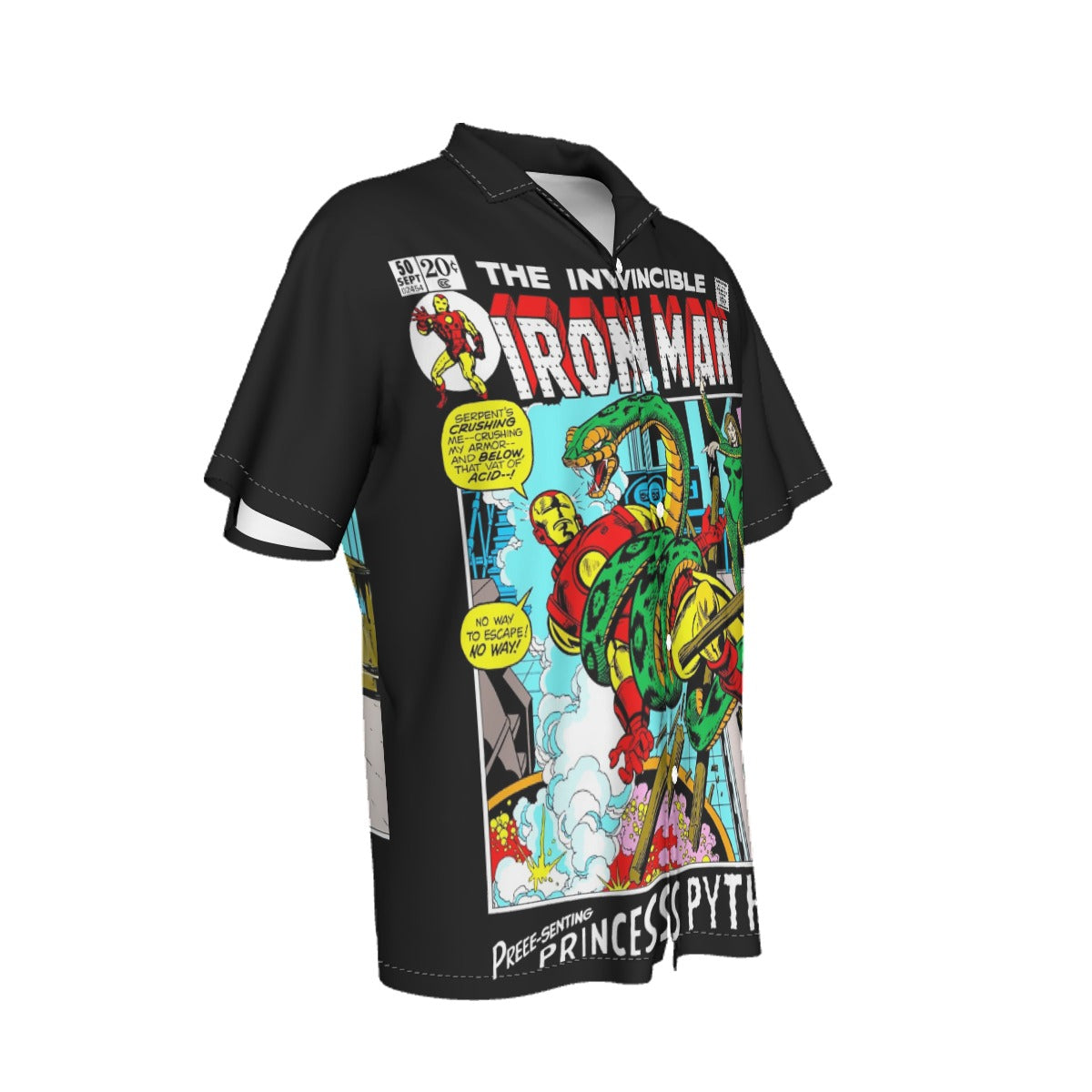 IRON MAN 50  ALL OVER PRINT SHIRT AND TANK TOP