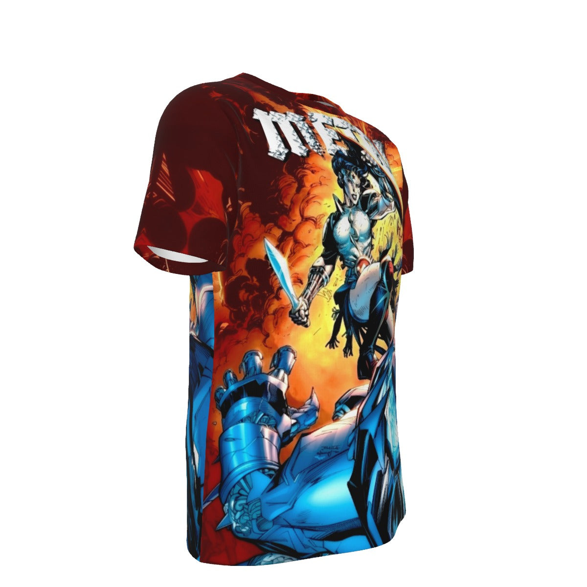 DARK KNIGHT METAL WONDER WOMAN ALL OVER PRINT SHIRT AND TANK TOP