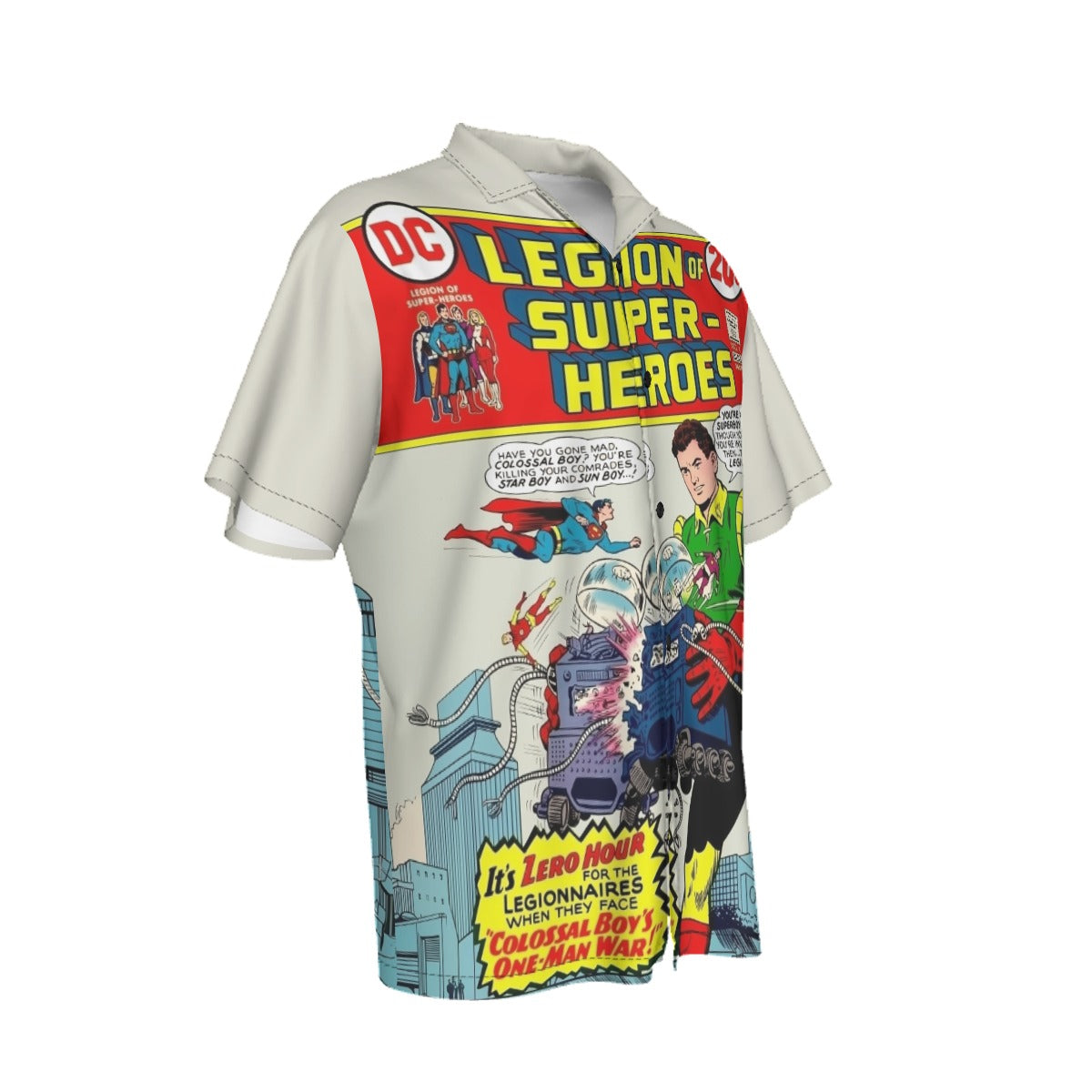 LEGION OF SUPERHEROES 2 V1 OVER PRINT SHIRT AND TANK TOP