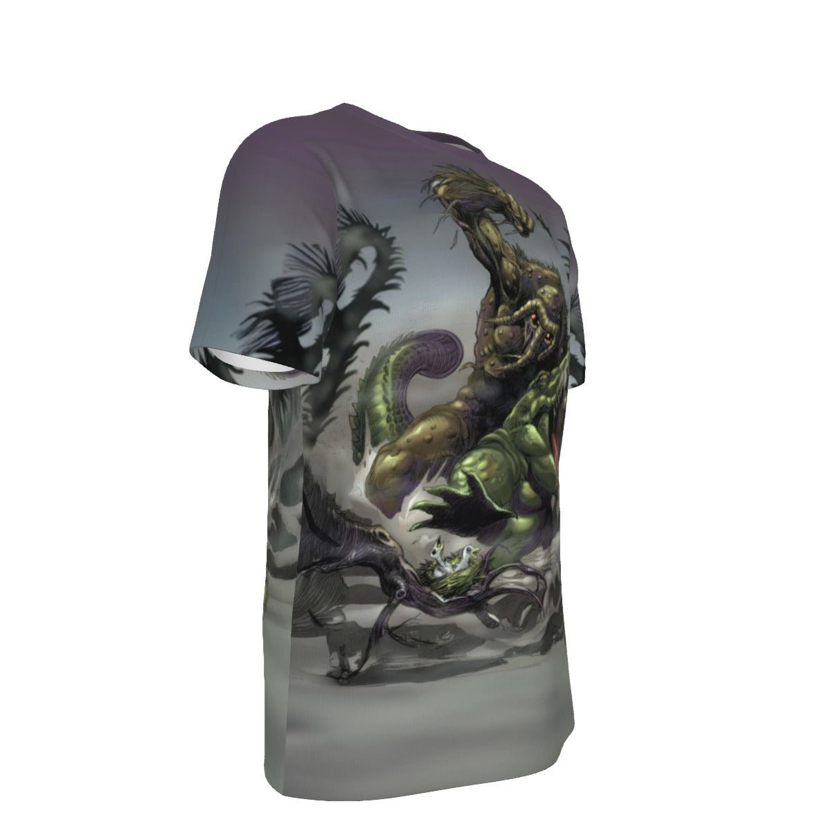MANTHING VS CROC All Over Print Shirt & Tank Top - BRUNNER ART