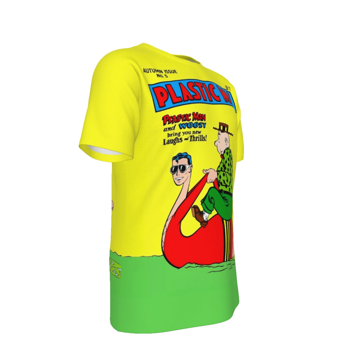 PLASTIC MAN  5 ALL OVER PRINT SHIRT AND TANK TOP