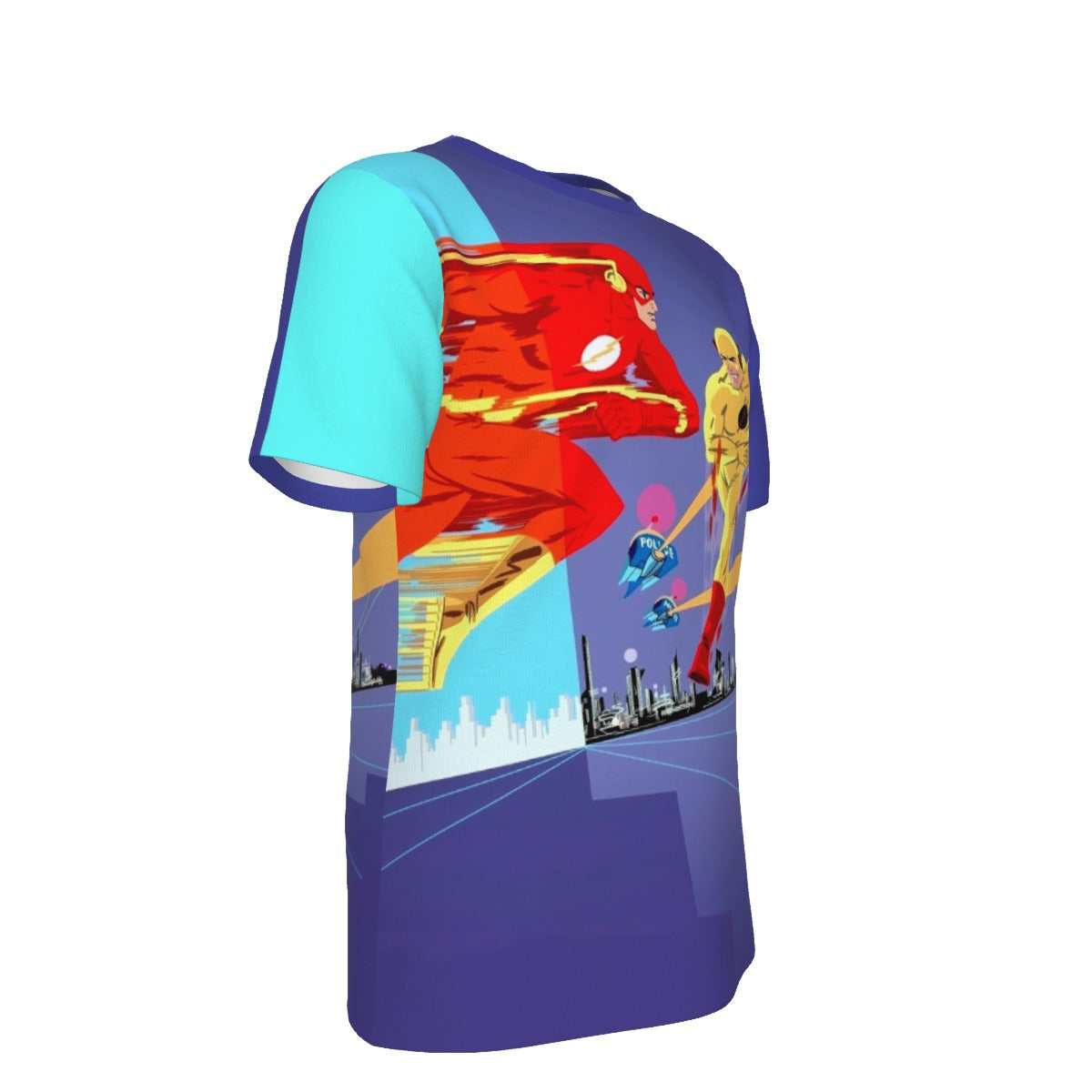 FLASH VS REVERSE FLASH ALL OVER PRINT SHIRT AND TANK TOP - DARWYN COOKE