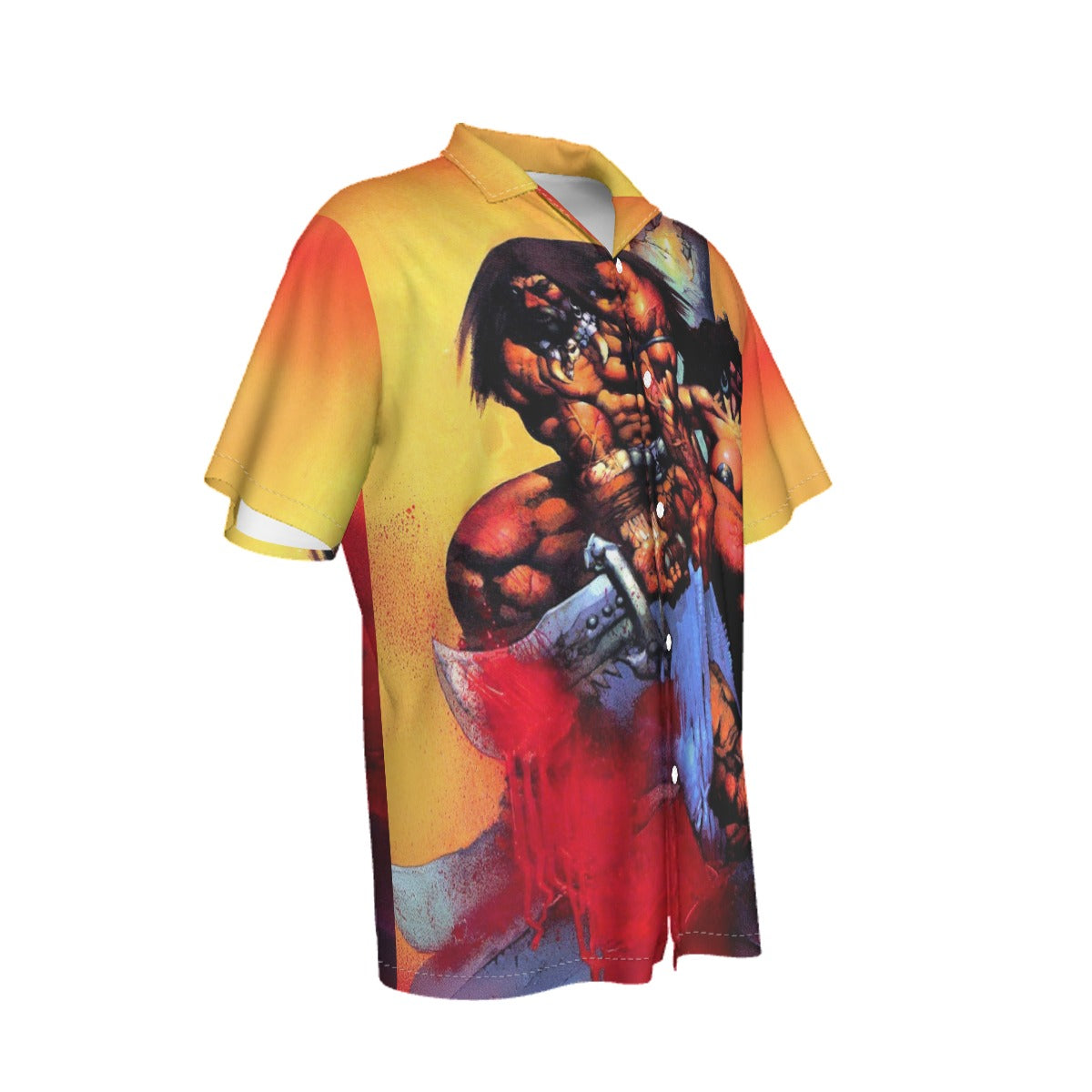 CONAN PIN UP OVER PRINT SHIRT AND TANK TOP - BISLEY ART