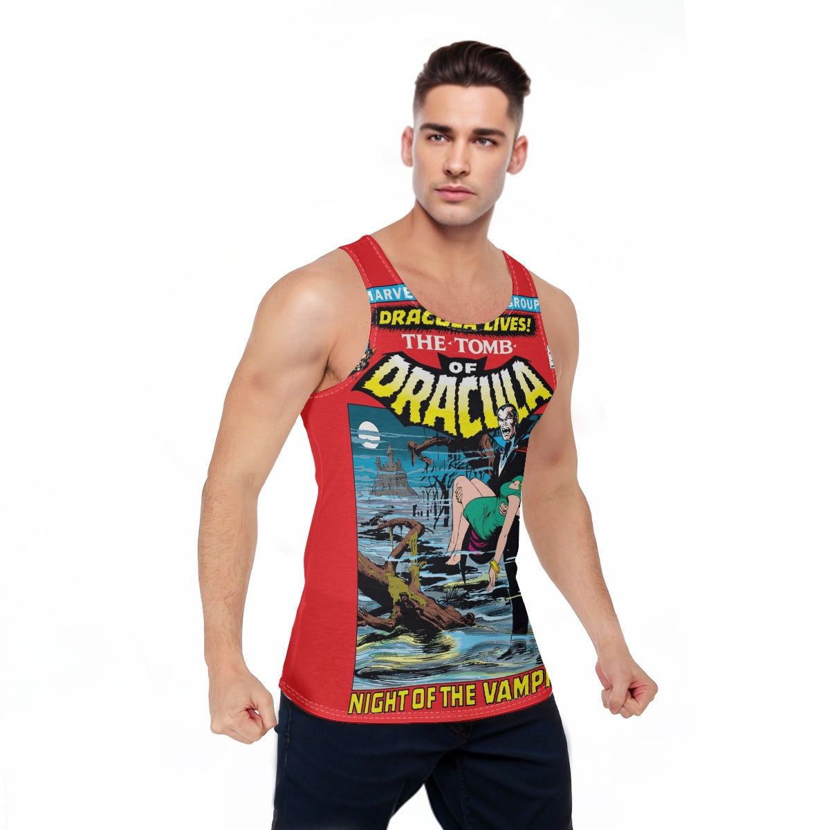 TOMB OF DRACULA 1 All Over Print Shirt & Tank Top - NEAL ADAMS ART