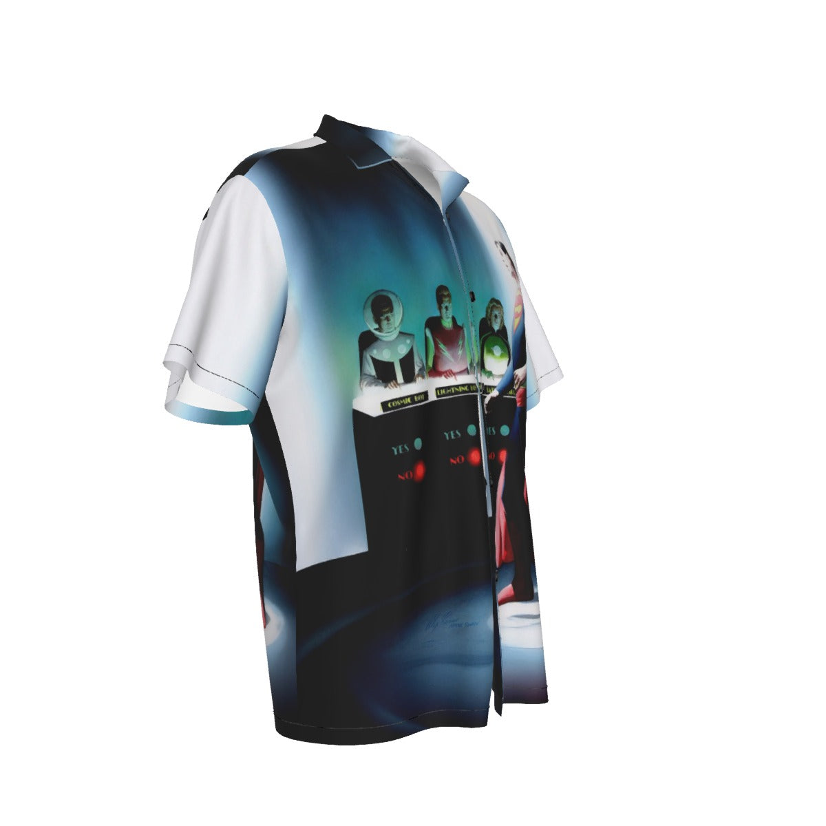 SUPERBOY AND LEGION TRYOUTS OVER PRINT SHIRT AND TANK TOP - ALEX ROSS ART