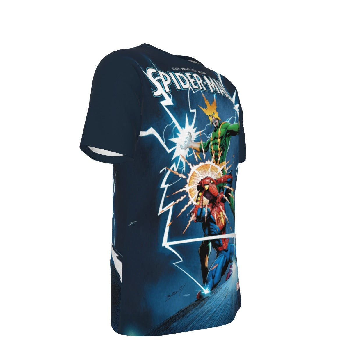 SPIDERMAN 9 V4 OVER PRINT SHIRT AND TANK TOP- ELECTRO