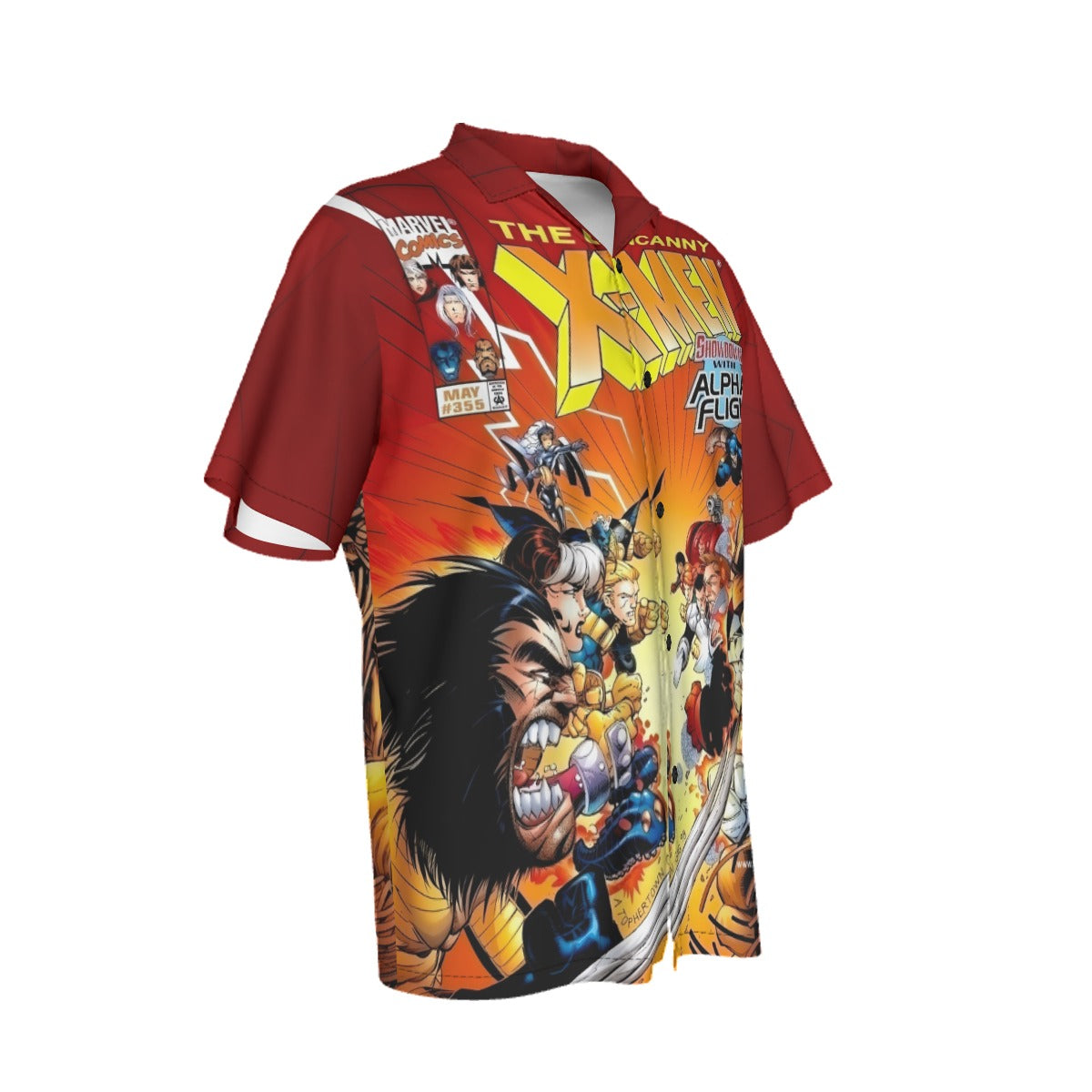 XMEN 355 ALL OVER PRINT SHIRT AND TANK TOP - ALPHA FLIGHT