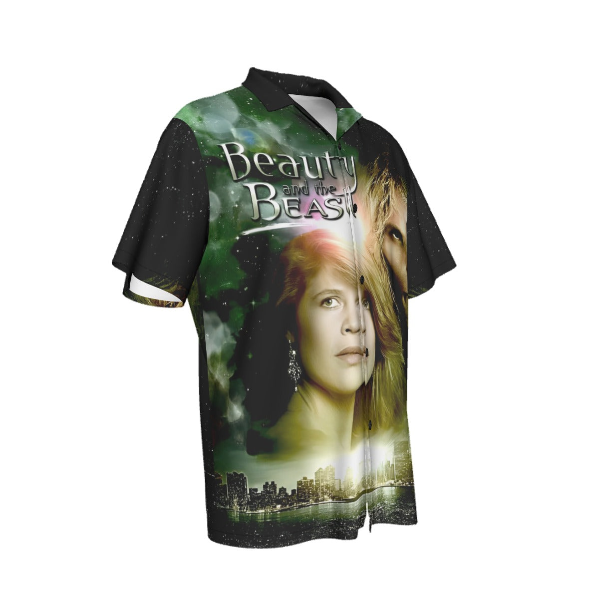 BEAUTY AND THE BEAST TV CD COVER OVER PRINT SHIRT AND TANK TOP