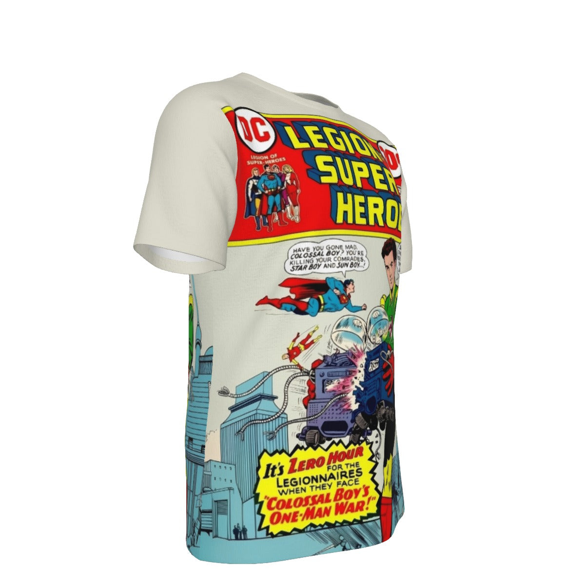 LEGION OF SUPERHEROES 2 V1 OVER PRINT SHIRT AND TANK TOP