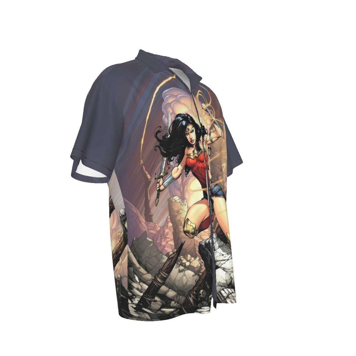 WONDER WOMAN 69 VAR  ALL OVER PRINT SHIRT AND TANK TOP - DAVID FINCH ART