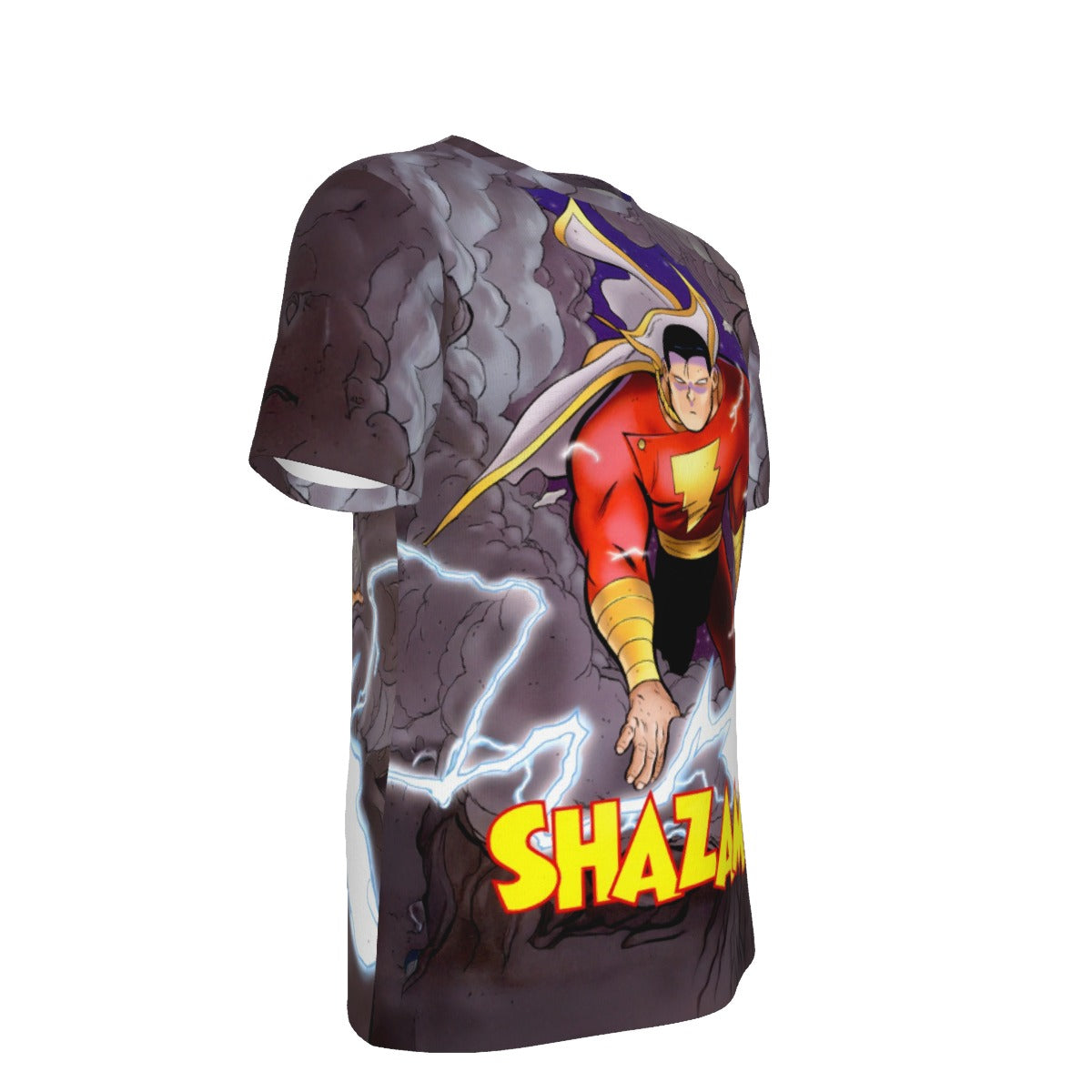 SHAZAM PIN UP ALL OVER PRINT SHIRT AND TANK TOP- KEVIN SMITH ART