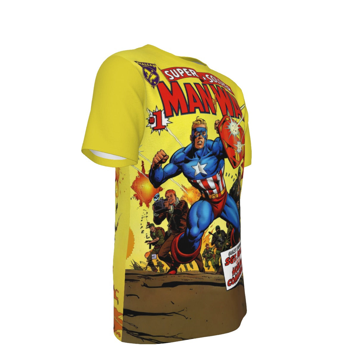 SUPER SOLDIER MAN OF WAR ALL OVER PRINT SHIRT AND TANK TOP