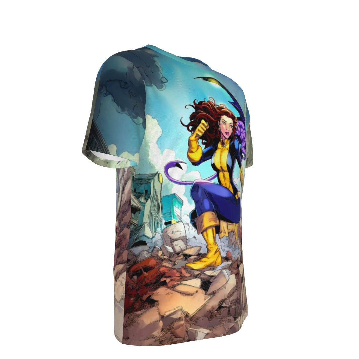 KITTY PRYDE LOCKHEED READY OVER PRINT SHIRT AND TANK TOP -ORIGINAL ART