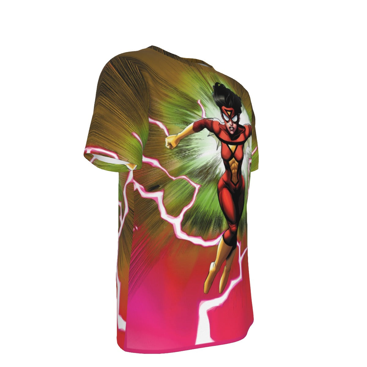 SPIDER WOMAN READY OVER PRINT SHIRT AND TANK TOP-ORIGINAL ART