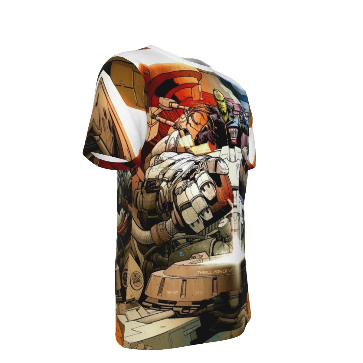 2000AD THRILL POWER OVERLOAD ALL OVER PRINT SHIRT AND TANK TOP