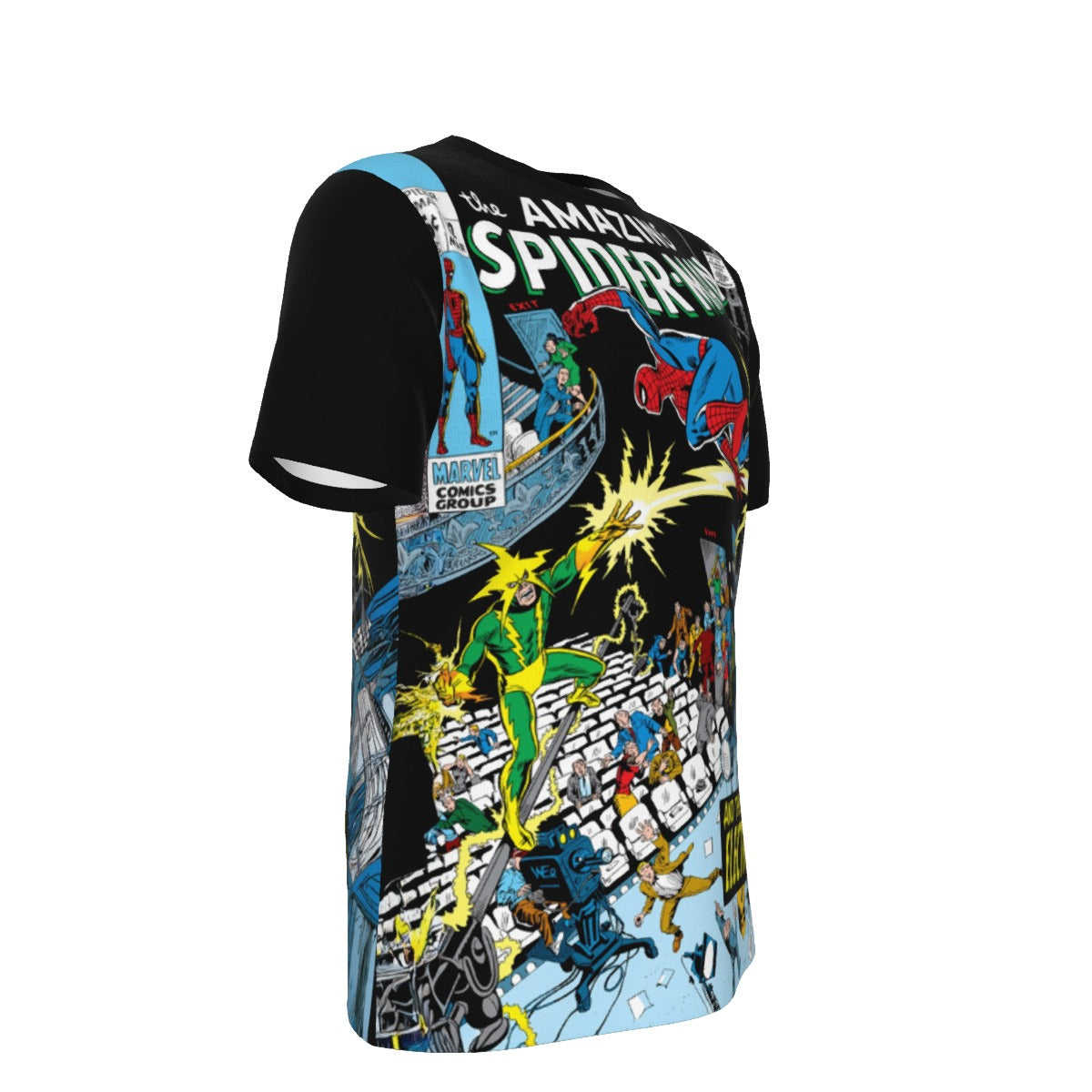 AMAZING SPIDERMAN 82 OVER PRINT SHIRT AND TANK TOP- ELECTRO