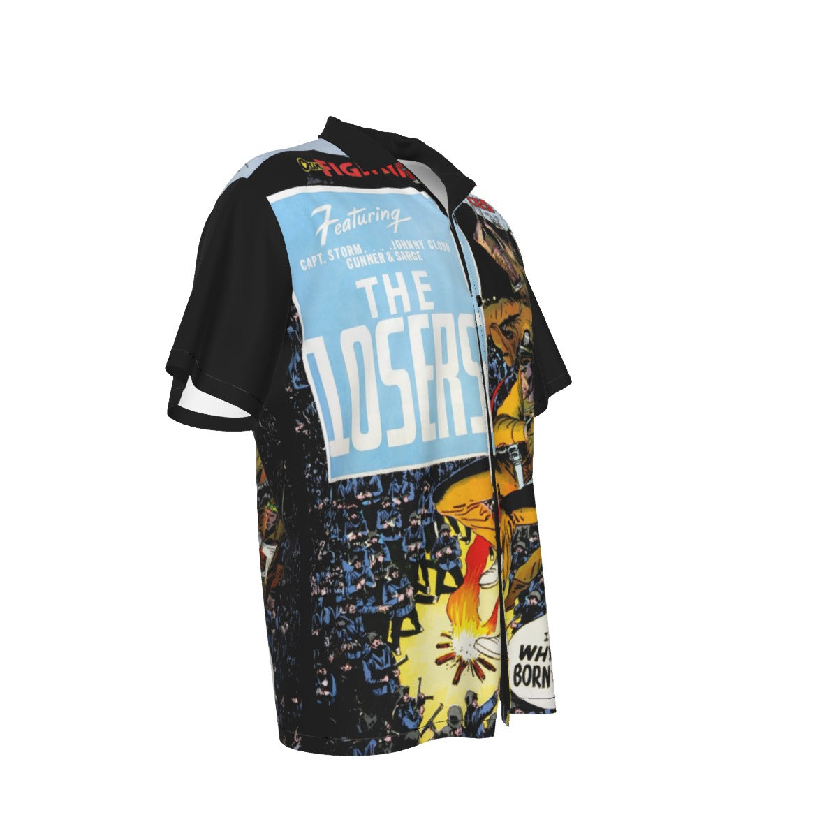 OUR FIGHTING FORCES 121 OVER PRINT SHIRT AND TANK TOP