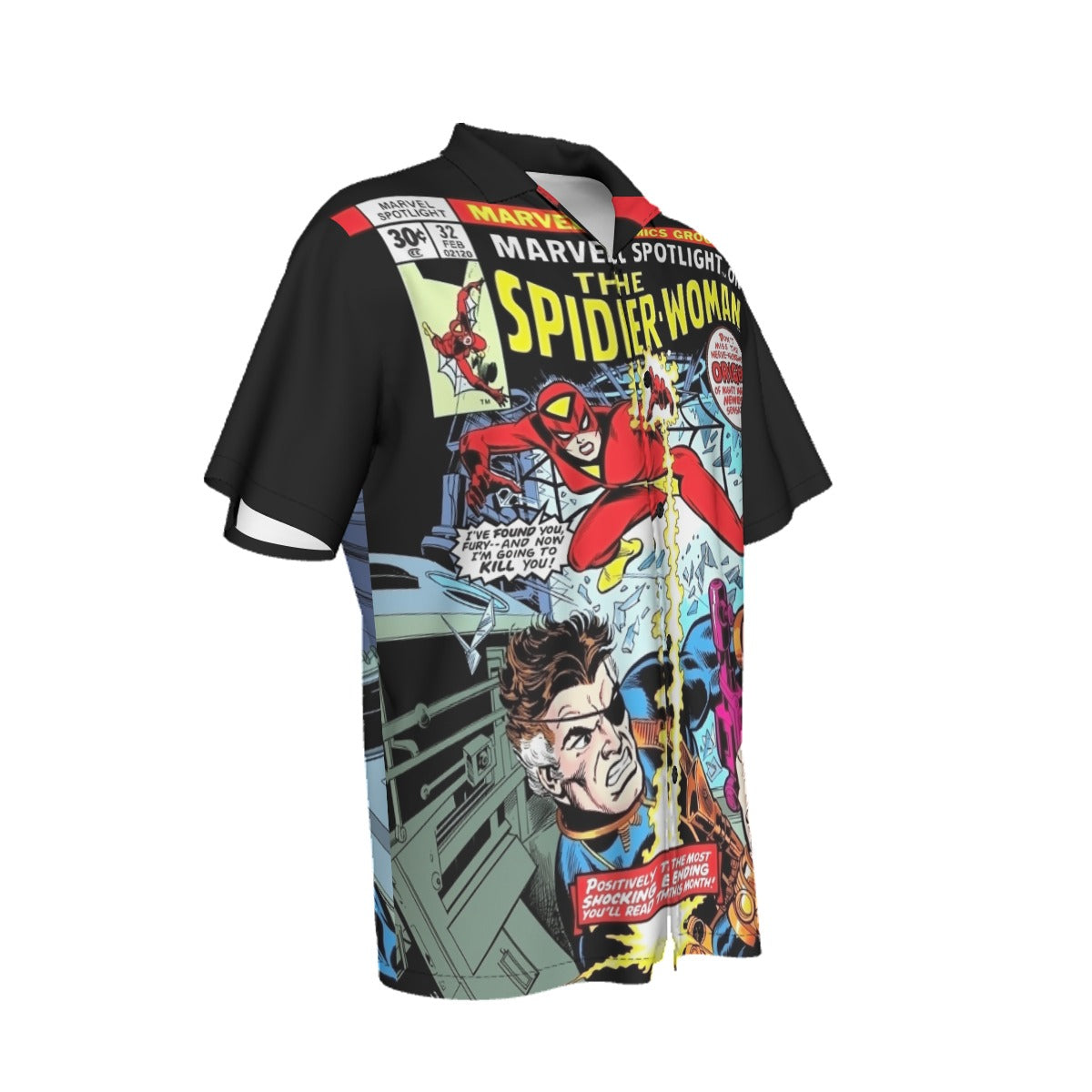 MARVEL SPOTLIGHT 32 1ST SPIDERWOMAN ALL OVER PRINT SHIRT AND TANK TOP