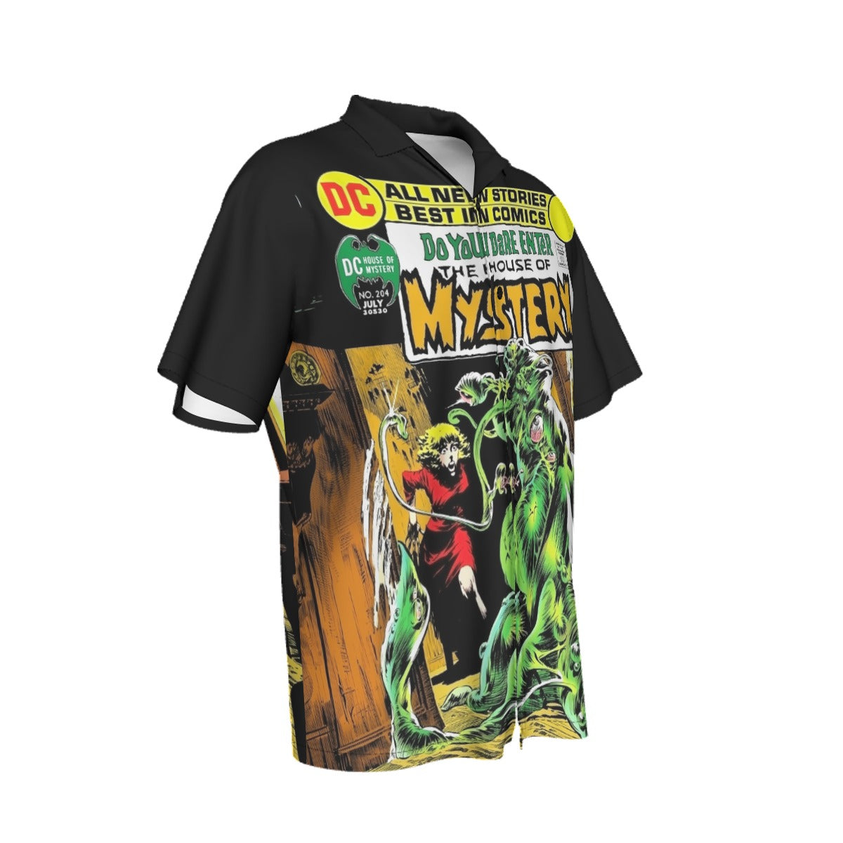 HOUSE OF MYSTERY 204  ALL OVER PRINT SHIRT AND TANK TOP- BERNIE WRIGHTSON