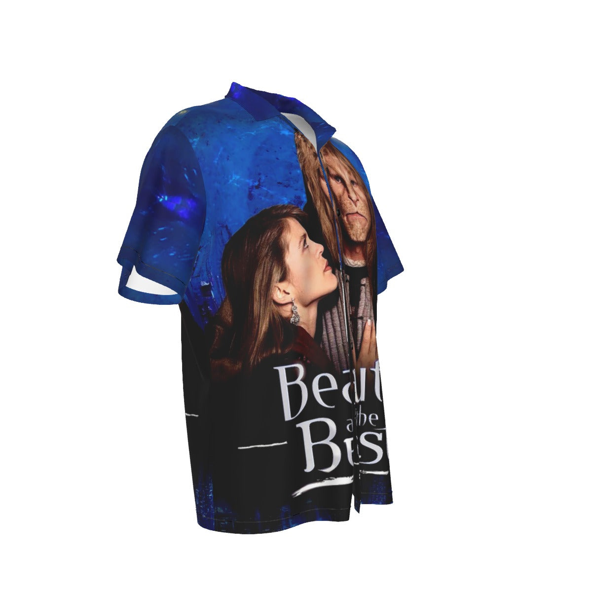 BEAUTY AND THE BEAST TV POSTER OVER PRINT SHIRT AND TANK TOP