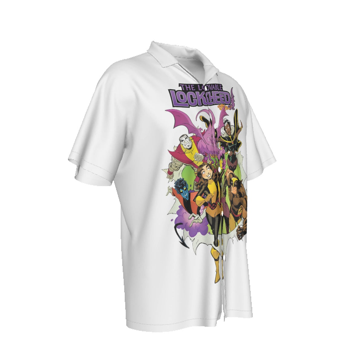 LOVABLE LOCKHEED OVER PRINT SHIRT AND TANK TOP -BOB LAYTON ART