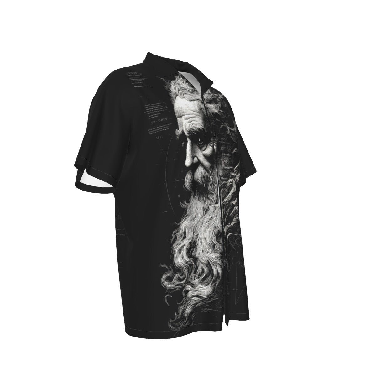 THE DAVINCI BEARD ALL OVER PRINT SHIRT AND TANK TOP -ORIGINAL ART