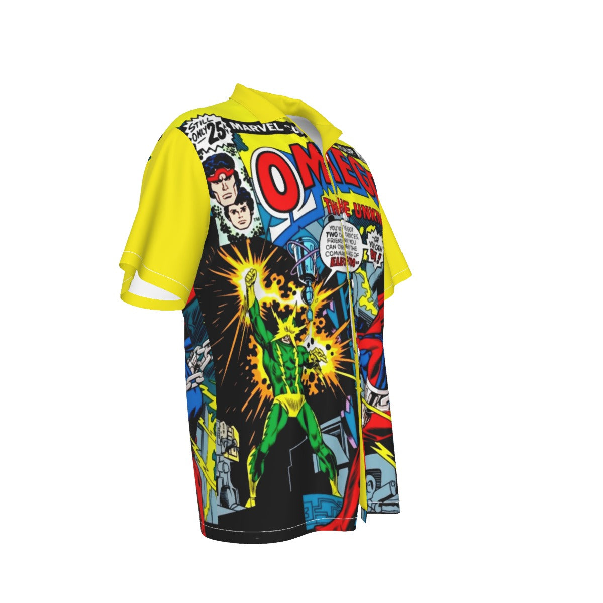 OMEGA THE UNKNOWN 3 ALL OVER PRINT SHIRT AND TANK TOP - ELECTRO
