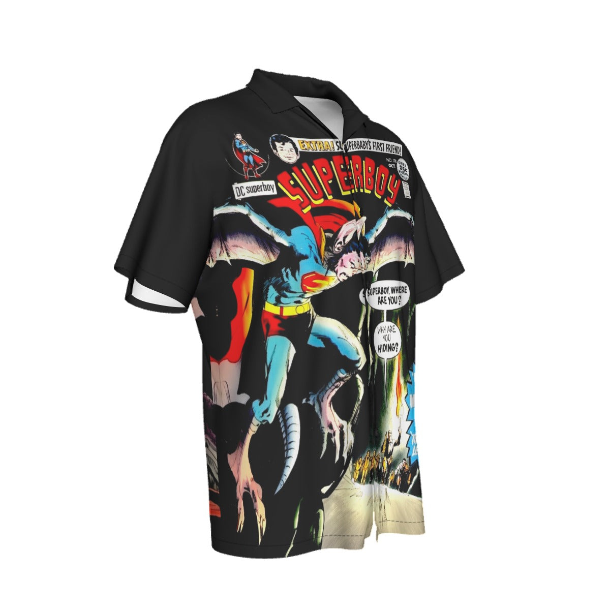 SUPERBOY 178 OVER PRINT SHIRT AND TANK TOP - NEAL ADAMS ART