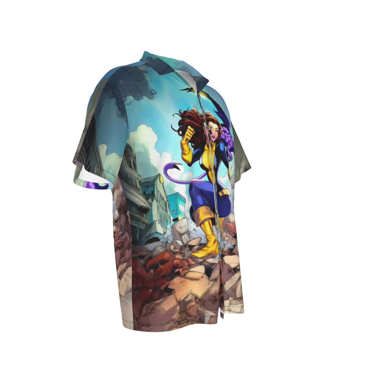 KITTY PRYDE LOCKHEED READY OVER PRINT SHIRT AND TANK TOP -ORIGINAL ART