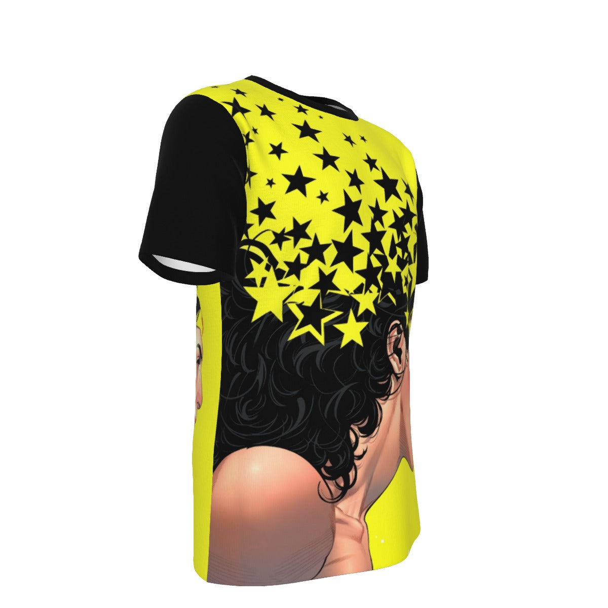WONDER WOMAN NEGATIVE SPACE ALL OVER PRINT SHIRT AND TANK TOP
