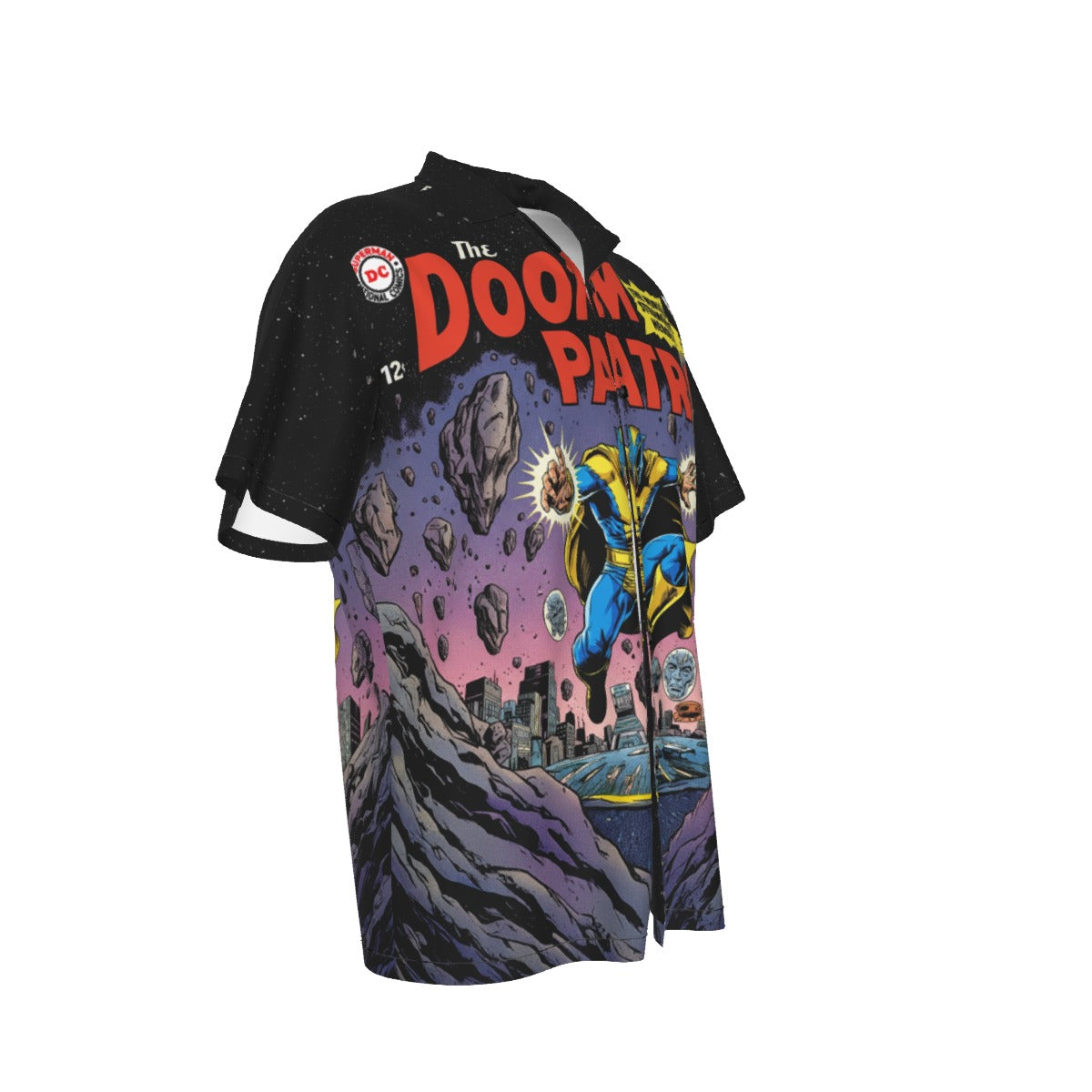 MENTO READY DOOM PATROL 91.5 COVER MOCK UP READY OVER PRINT SHIRT AND TANK TOP