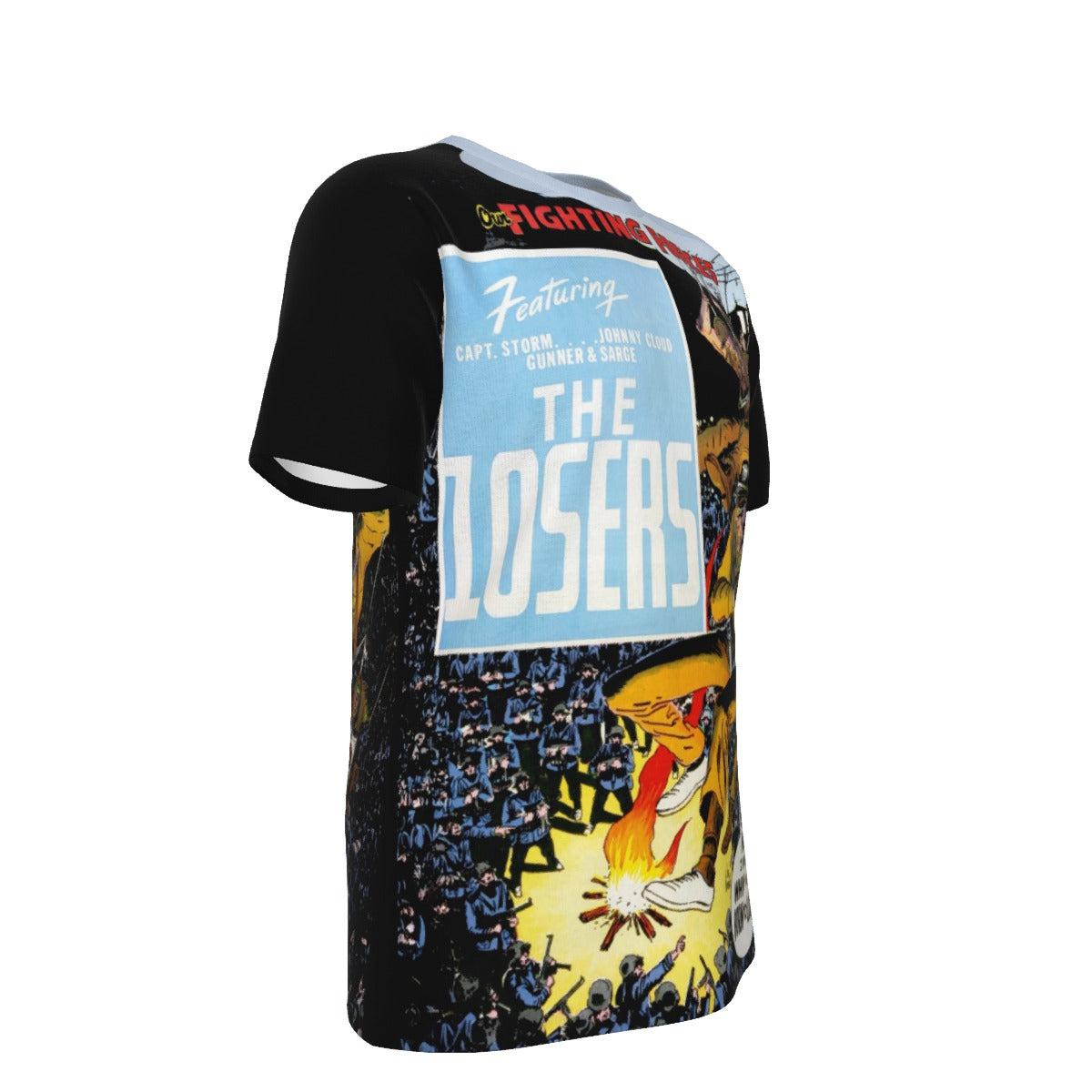 OUR FIGHTING FORCES 121 OVER PRINT SHIRT AND TANK TOP