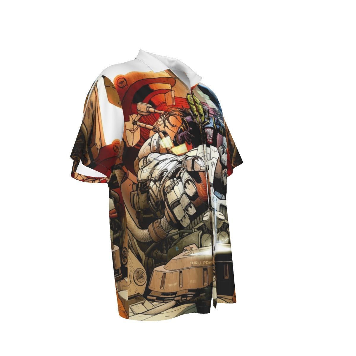 2000AD THRILL POWER OVERLOAD ALL OVER PRINT SHIRT AND TANK TOP