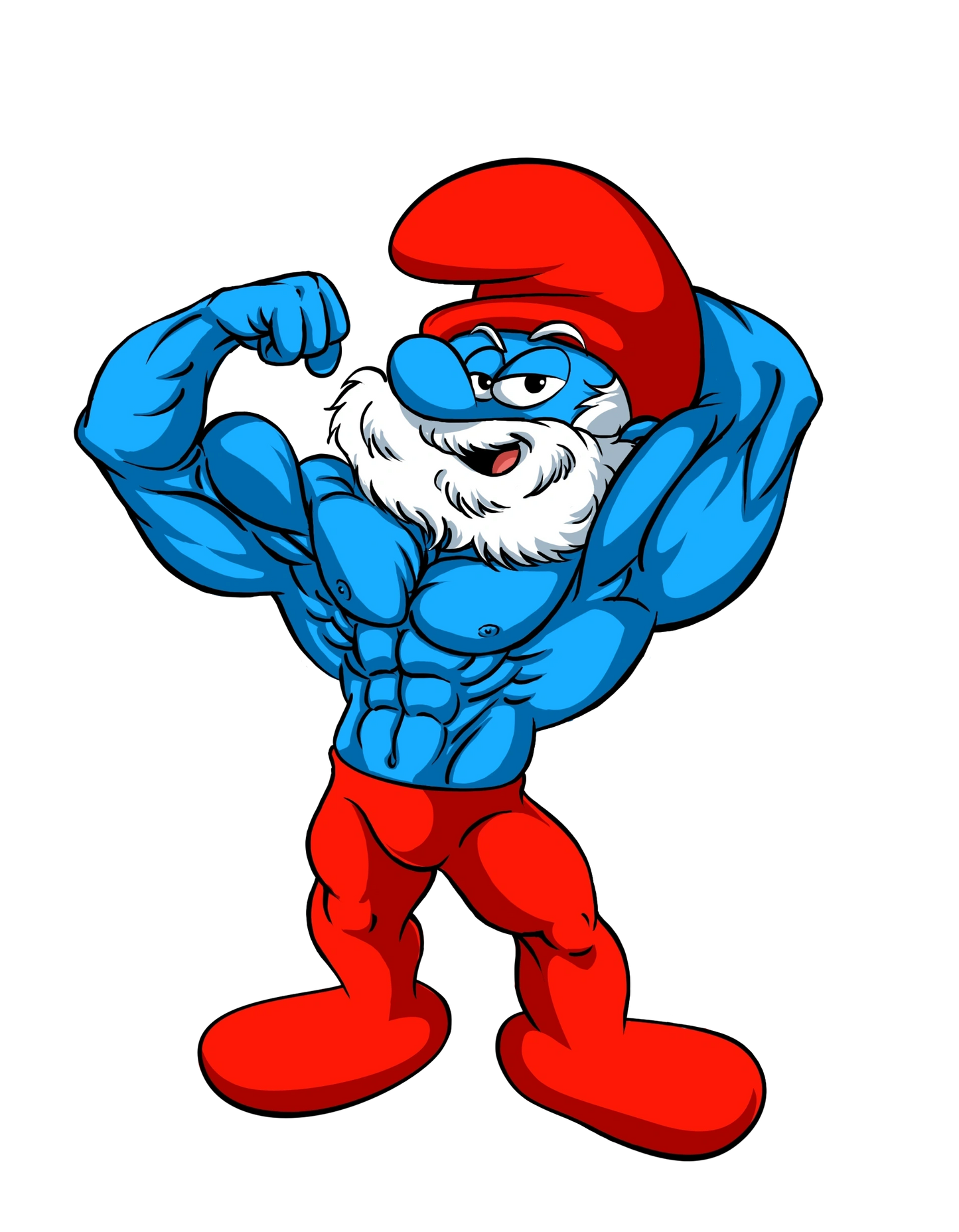 MUSCLE PAPA SMURF