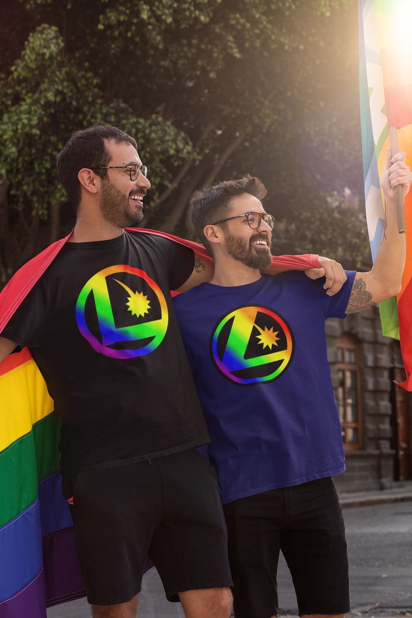 LEGION L PRIDE RAINBOW SHIRTS