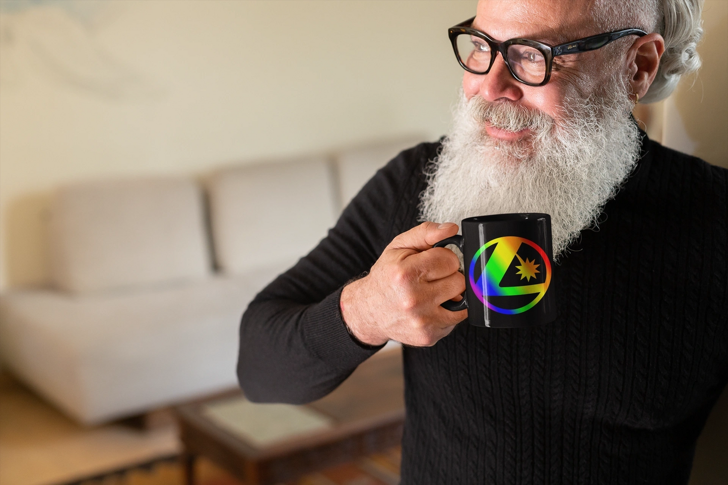 Legion Pride Rainbow Logo Mug
