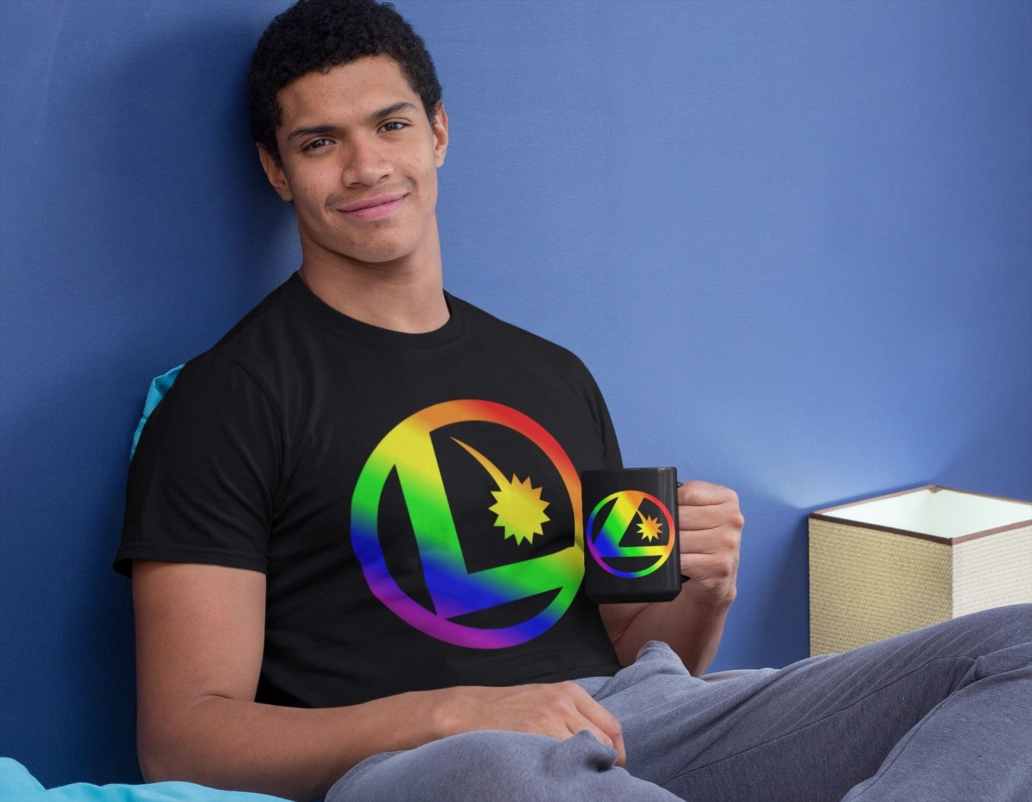 Legion Pride Rainbow Logo Mug