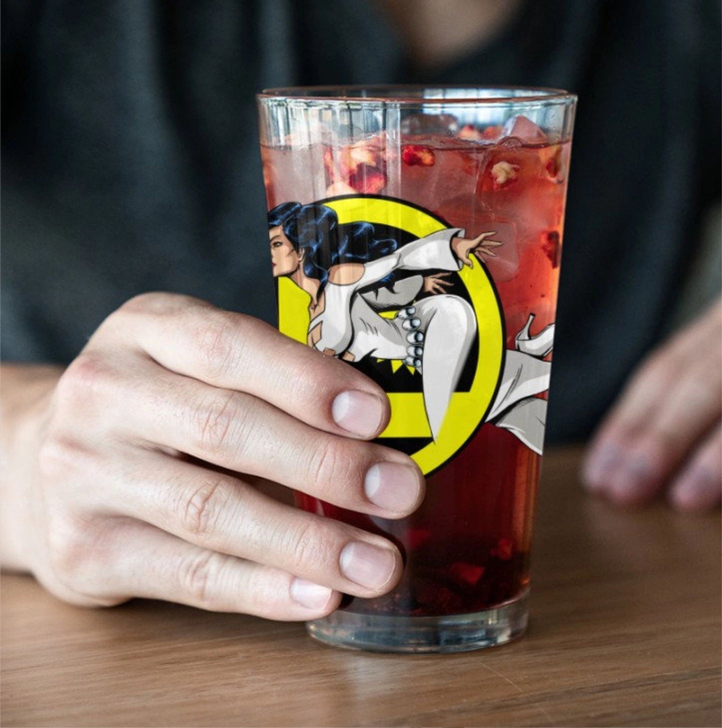 PHANTOM GIRL Pint Glass (with Free Shipping)