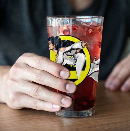 PHANTOM GIRL Pint Glass (with Free Shipping)